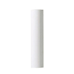 CANDLE COVER 6" WHITE EDISON