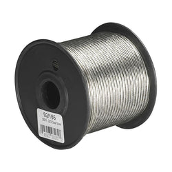 LAMP WIRE 22/2 CLEAR SILVER 250' REEL