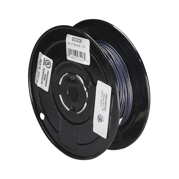 LAMP WIRE HIGH HEAT 18/1 STRAN BLACK 250' REEL