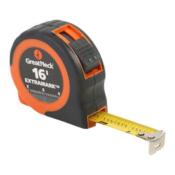 ASK-95006-RUBBER GRIP Tape Measure (16 Ft. x 3/4 Inch)