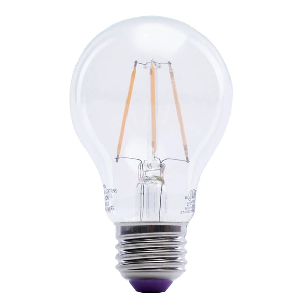 FEIT LED A19 PURPLE TRANSPARENT BULB