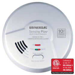 COMBO SMOKE & CARBON ALARM 10 YEAR