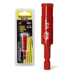 ASK-GPT-DBR12 #DBR-Diamond Brazed Premium Drill Bits, Aggressive Cut 10 X Life Time, 1/2"
