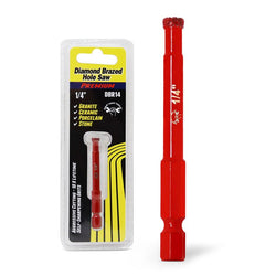 ASK-GPT-DBR14-Diamond Brazed Premium Drill Bits, Aggressive Cut 10 X Life Time, 1/4"