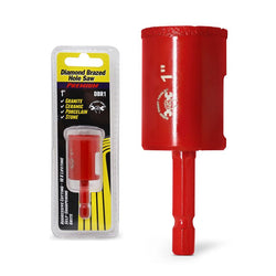 ASK-GPT-DBR1-Diamond Brazed Premium Drill Bits, Aggressive Cut 10 X Life Time, 1"