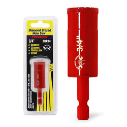 ASK-GPT-DBR34 #DBR-Diamond Brazed Premium Drill Bits, Aggressive Cut 10 X Life Time, 3/4"