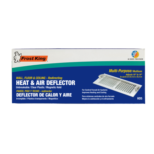ASK-HD5-ECONOMY HEAT &amp; AIR DEFLECTOR 10", EXPANDABLE TO 14" PK12