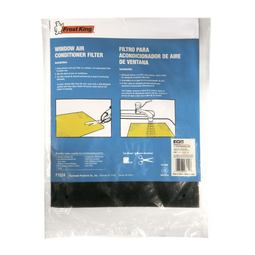 ASK-NF305A-13-1/2" X 24" X 1/32" NYLON AC FILTER PK12