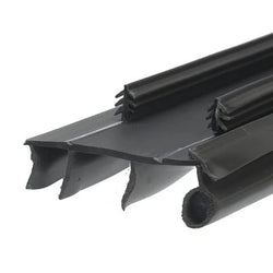 ASK-UDS36-1-3/4" X 36" BROWN SNAP-IN VINYL DOOR BOTTOM FOR METAL DOOR