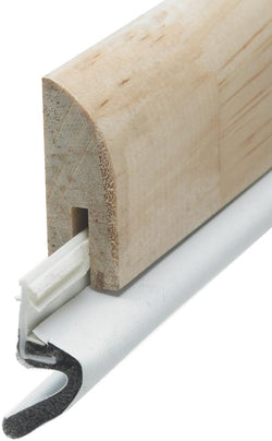ASK-WV21H/spec order-1-1/2" x 17 ft, Clear Wood & Vinyl Clad Foam, 2 pcs-7 ft & 1 pc-3 ft