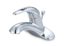 HB-BHN-V13C-Single Lever Loop Handle, Chrome Finish, W/ Brass pop/up