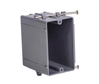 ELECTRICAL PLASTIC BOX 1GANG PLASTIC BOX WITH NAILS (B122A) (B120A) (GB-BOX-NS20)
