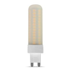 FEIT BP60G9/830/LED 60W-equivalent LED 3000k 6.5w=60w 750lumens T4 G9 Base Dimmable 120v (Frosted)