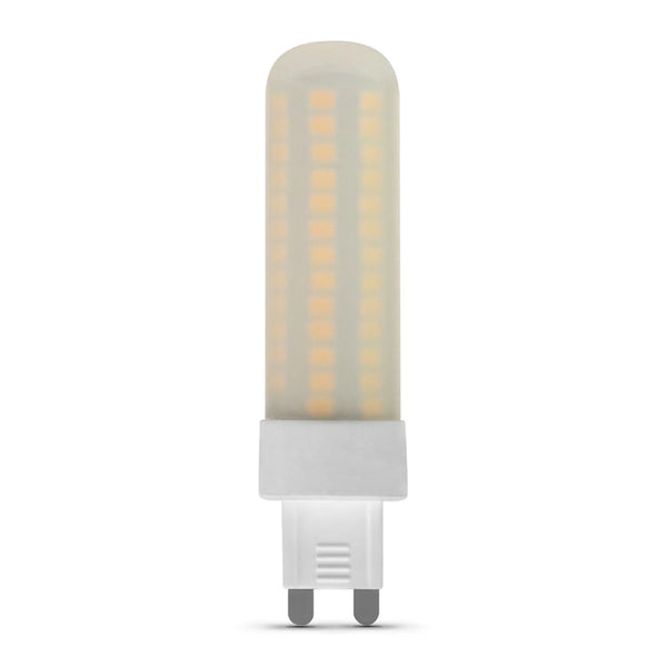 FEIT BP60G9/850/LED 60W-equivalent LED 5000k 6.5w=60w 750lumens T4 G9 Base Dimmable 120v (Frosted)