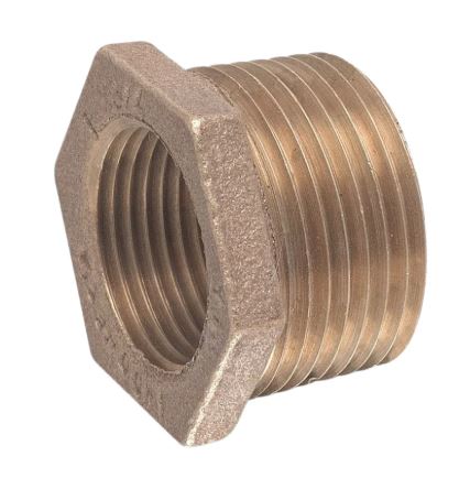 HB-6780343-(#F2) 1/2" x 3/8" Brass Hex Bushing