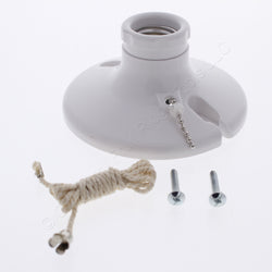 LAMPHOLDER PLASTIC PULL CHAIN PUSH TOP WIRE