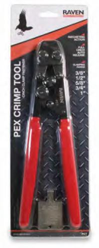 EF-PCT-Pex Clamp Cinch Tool, Works with Pex Ring Clamps sizes 3/8" - 3/4"
