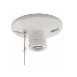 LAMPHOLDER PLASTIC PULL CORD