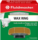 FM-7513 Fluidmaster® Thick Flanged Wax Ring (40% more wax for tall flooring) Fits: 3" & 4" Waste Lines