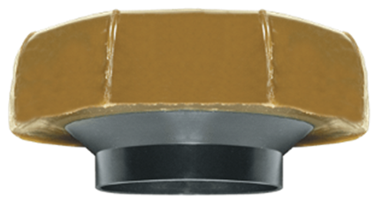 FM-7513 Fluidmaster® Thick Flanged Wax Ring (40% more wax for tall flooring) Fits: 3" & 4" Waste Lines