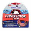 GPT-HWE-16100-(#05A) 100 Ft. x 5/8" Red Premium Rubber Hose, 500PSI, Hot Water Usage - Contractor Grade