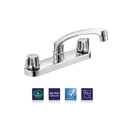 HB-1812101 see GPT-KFB01-(#H2) TWO HANDLE HEAVY PATTERN KITCHEN FAUCETGERBER STYLE (KFB01)(17182-NL)(BAR-G10C)