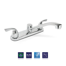 Two Lever Kitchen Faucet, uses Delta® Style Stem, Seats, Handles (2.0GPM)(KFL01)