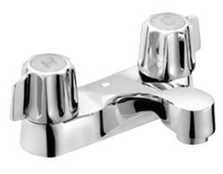 GPT-LFB01-Two Handle Bathroom Faucet - Gerber® Style Stems
