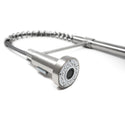 GPT-PDFSS01-Stylish Stainless Steel Finish Single Handle Pulldown Sprayer Kitchen Faucet, 1.8 GPM, Spring Pulldown Sprayer with Turbo Spray Setting