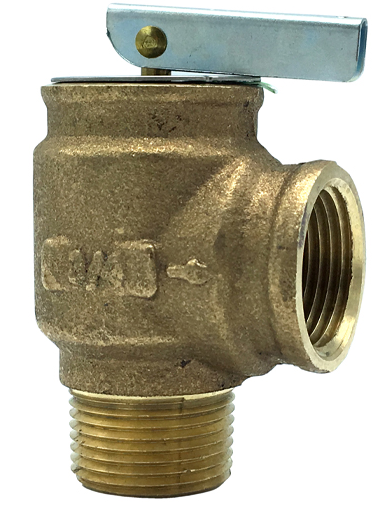 HB-0351-(#30) 3/4" Male x Female Relief Valve for Hot Water Boilers, 30 psi (1725006) [Conbraco# 10-407-05]