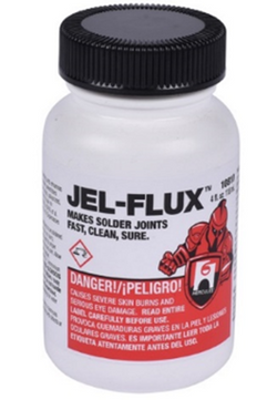 HB-10-810-(#L1) Hercules® Jel-Flux? 4 oz. Non-Petroleum gel-type soldering flux. For use on most common metals except aluminum &amp; stainless steel.