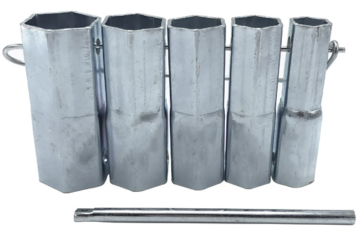 HB-1102-Shower Socket Wrench Set, Fits 10 different stem sizes (1818106)