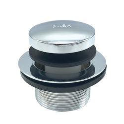HB-1831 (#K2) see HB-1407608-Tip-Toe, Complete, Chrome Plated - Plastic w/ zinc body - 1-1/2" Course thread - 2-3/4" Flange dia.