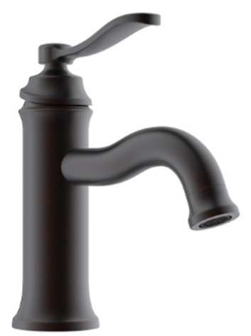 HB-1554022-SINGLE HANDLE BATHROOM FAUCET IN OIL-RUBBED BRONZE