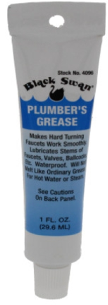1881R - Black Swan® 1oz. Tube of Plumber's Grease