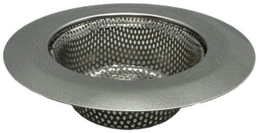 2-1/4" Heavy Duty Sink Strainer, Stainless Steel