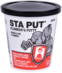 HB-25-101 Hercules® 14oz. Sta Put® Plumber's Putty. Superior grade of plumber's putty. Flexible, stretchable compound; molds easily.