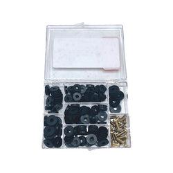 100pc Flat Junior Neoprene Washer Kit