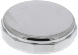HB-3100300-(#J1) 1-1/2" Slip Cap, Chrome Polish (1313)(0914002)(PL10189) A.k.a. Blind Slip Cap