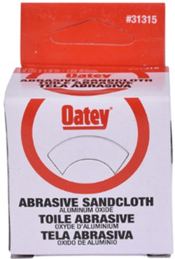 HB-31315-(#i4) Oatey® 1.5 in. x 2 yds. 120 Grit Abrasive Sandcloth