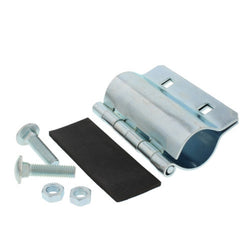 HB-3264-(#M2) 1-1/2" Hinged Steel Pipe Clamp "Clamp-A-Leak" Steel Body with1/8" Rubber Gasket, Bolts & Nuts (2206018)