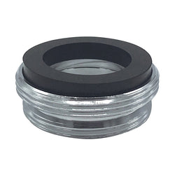 HB-4313002-(#C4) 15/16" Male x 55/64" Male Aerator Adapter, Chrome Plated Lead-Free Brass