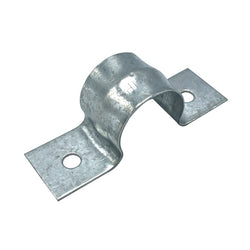 HB-5271070-(#M2) 1-1/4" Galvanized Two-Hole Pipe Strap (PPS-G114)(2405010)
