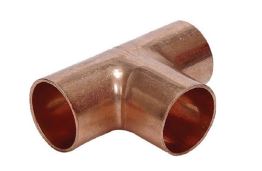 HB-5465060-(#G3) 1-1/4" C x C x C Copper Tee (CCTE0125)