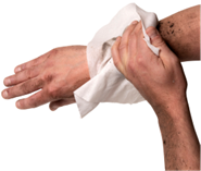 HB-55338C Hercules® 30-Pack For Body™ Jobsite Body Wipes. 8" x 10" Cloths