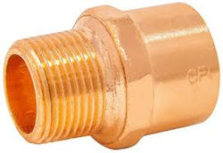 HB-5555070-(#G3) 1" x 1/2" Copper Male Adapter, C x M (CCMA1012)