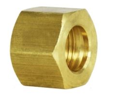 HB-61-8-1/2" Brass Compression Nut (C61-12)