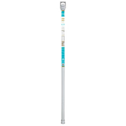41"-76" White Adjustable Spring Tension Rod