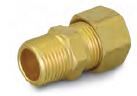 HB-68-612-3/8" Comp. x 3/4" MPT Brass Compression Adapter (4019024)(C68R-3834-NL