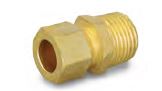 HB-66-88-1/2" Comp. x 1/2" FPT Brass Compression Adapter (C66-12-NL)